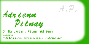 adrienn pilnay business card